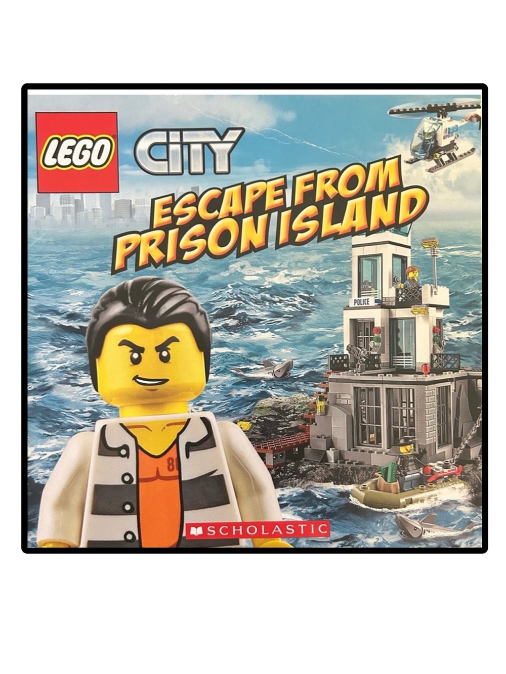 BUNDLE & SAVE🎉 LEGO City Escape from Prison Island Softcover Book